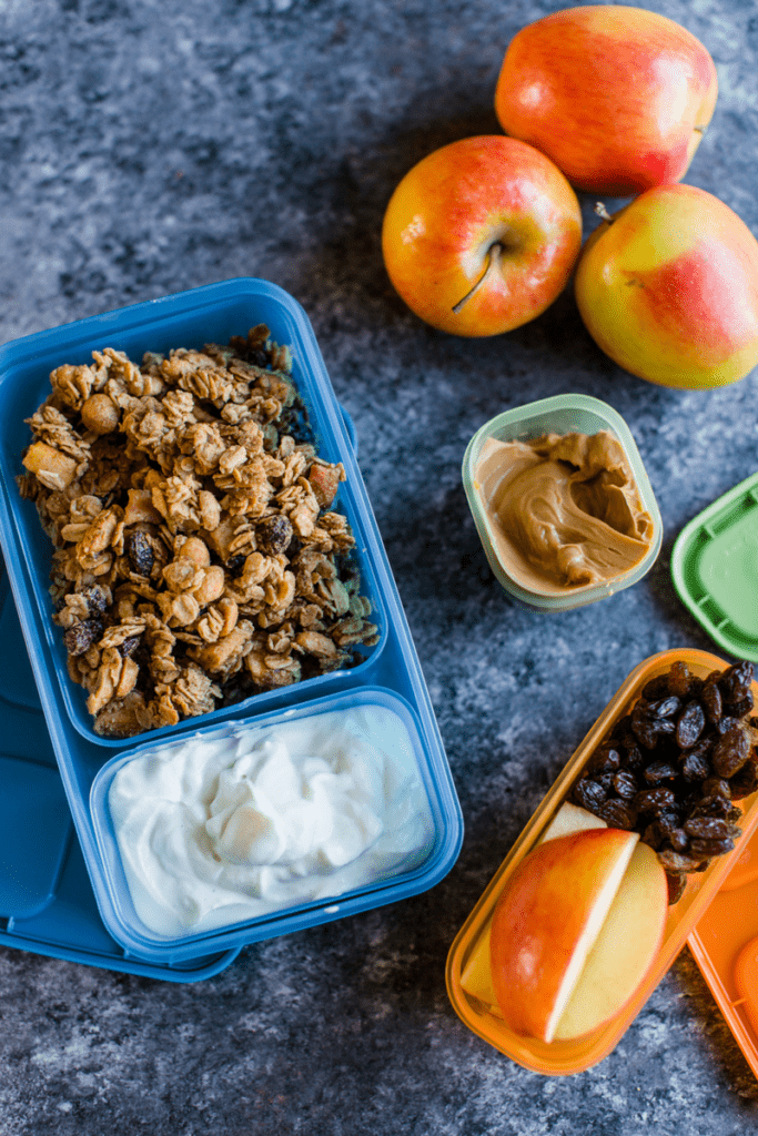 Apple, Peanut Butter & Raisin Granola