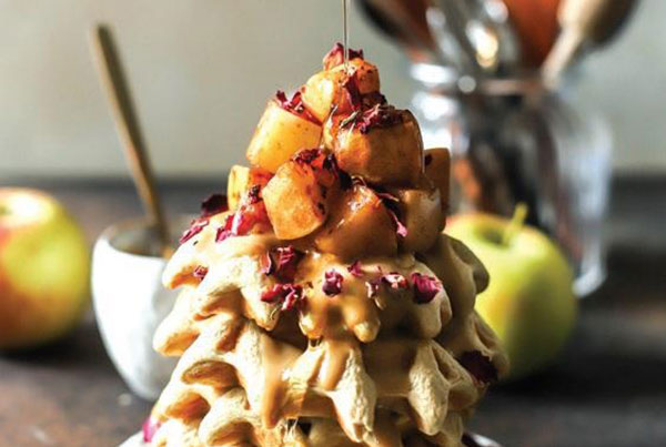 Caramelised JAZZ™ Apple Protein Waffles - JAZZ Apple UK