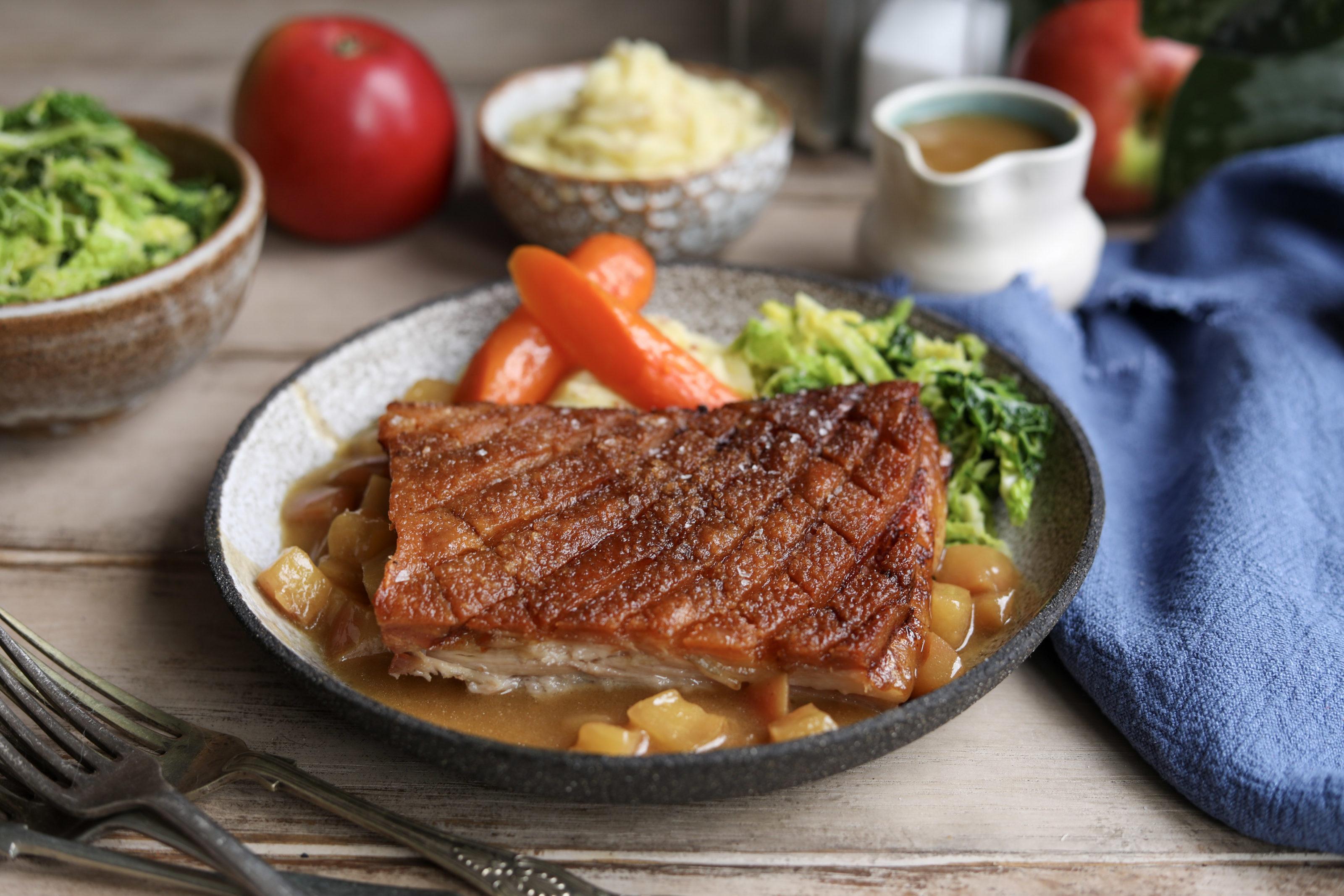 Braised Pork Belly & JAZZ™ Apple Sauce JAZZ Apple UK